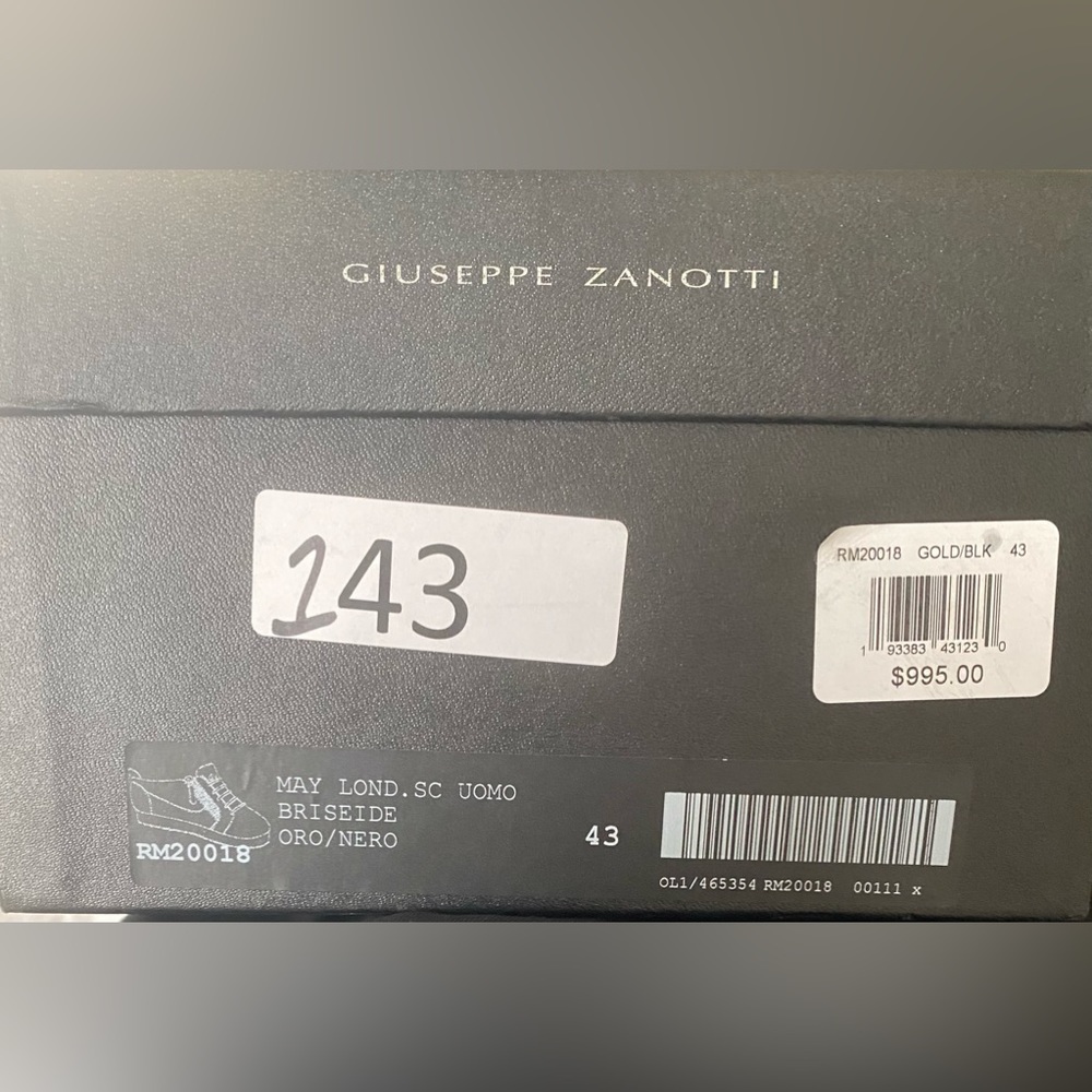 Giuseppe Zanotti, Size 10, Gold - Picture 6 of 6